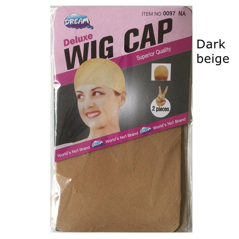 2 Pieces/Set Wig Caps Stretch Mesh Nylon Wig Wig Cap for Lace Front Wigs Install Free Size - Superlovehair